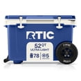 thumbnail image 1 of RTIC 52 Qt 76-Can Ultra-Light Rolling Cooler, Cobalt & White, 1 of 9