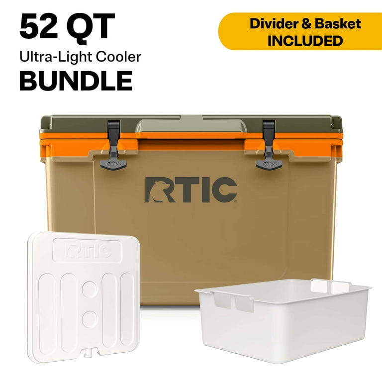 クーラーボックスRTIC52 Ultra-Light HardCooler RTIC Ultra-Light 52 Quart Hard Cooler Insulated Portable Ice