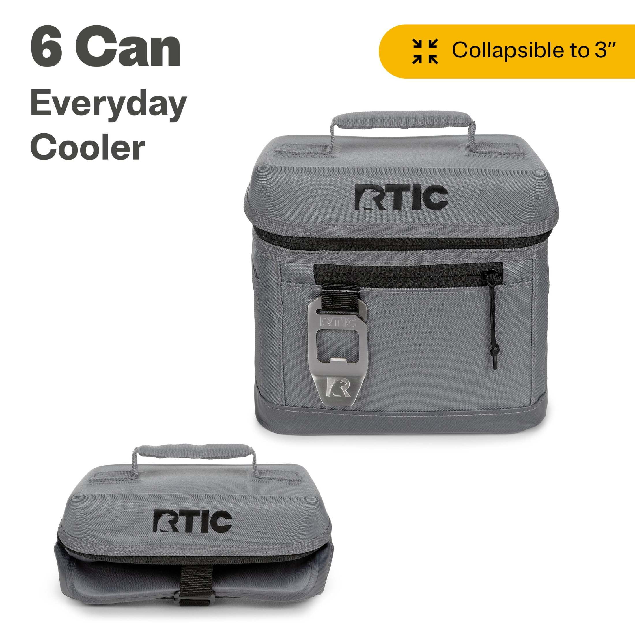 RTIC Lightweight 6 Can Everyday Cooler, Pack Ice Insulated