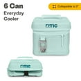 thumbnail image 1 of RTIC 6 Can Everyday Soft Cooler, 3 qt Collapsible with Bottle Opener, Fresh Mint, 1 of 8