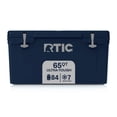 thumbnail image 1 of RTIC Ultra-Tough 65 Qt Hard-Sided Ice Chest Cooler, Fits 84 Cans, Navy, 1 of 8