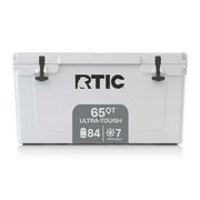 RTIC 65 QT Ultra-Tough Rotomolded Hard-Sided Ice Chest Cooler, Fits 84 Cans, White