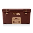 thumbnail image 1 of RTIC 65 Qt 84-Can Ultra-Tough Ice Chest Cooler, Chocolate Brown, 1 of 6