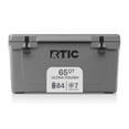 thumbnail image 1 of RTIC 65 Qt 84-Can Ultra-Tough Ice Chest Cooler, Dark Grey, 1 of 8