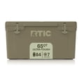 thumbnail image 1 of RTIC 65 Qt 84-Can Ultra-Tough Ice Chest Cooler, Olive, 1 of 8