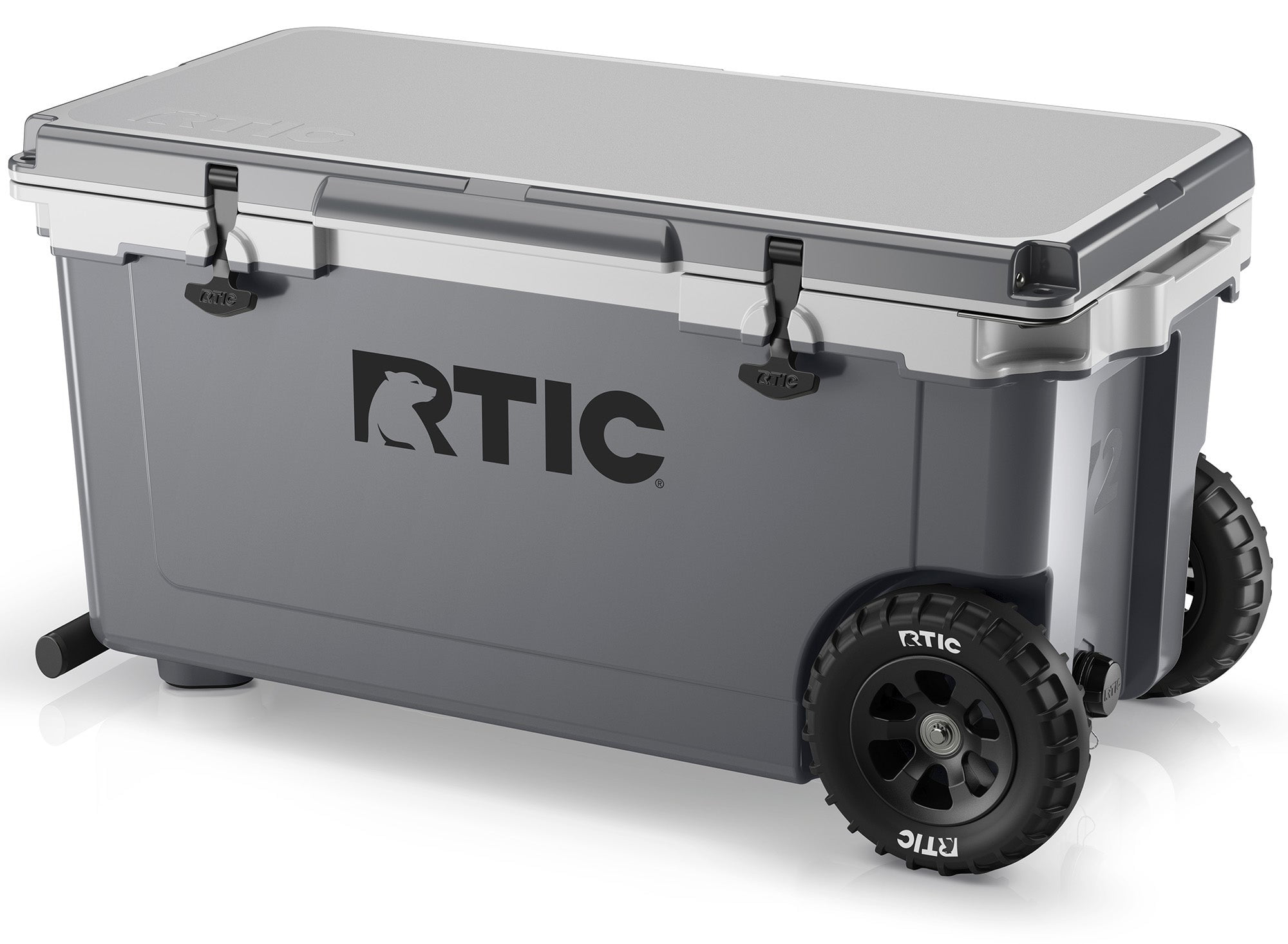 RTIC 72 qt Ultra-Light Wheeled Cooler Hard Insulated Portable Ice Chest ...