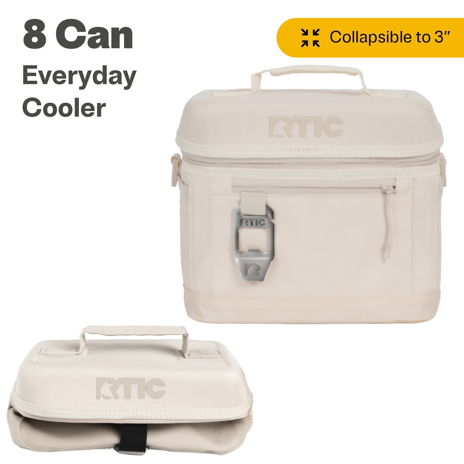 Snapdragon Rtic Cooler RTIC 8 Can Everyday Cooler, Insulated Soft Cooler with Collapsible ...