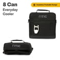 thumbnail image 1 of RTIC 8 Can Everyday Soft Cooler, 5 qt Collapsible with Bottle Opener, Black, 1 of 8