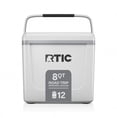 thumbnail image 1 of RTIC 8 Qt 12-Can Road Trip Ice Chest Cooler, White & Grey, 1 of 9