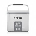 thumbnail interactive-video image 1 of RTIC Small Cooler, 8 Quart Ice Chest, 12 Can Capacity, White and Gray, 1 of 11