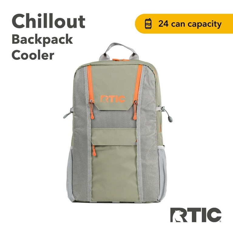 RTIC Chillout 24-Can Backpack Cooler, Insulated, Portable, for