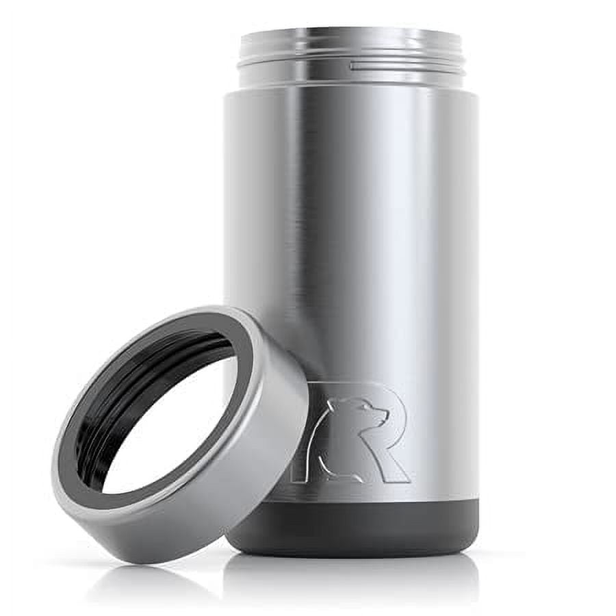 AT&T Metallic Silver Colored Can Cooler