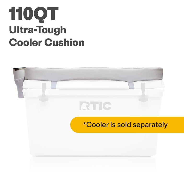 RTIC Cushion for Ultra-Tough Cooler, Easy Clean Vinyl, fits 110 qt