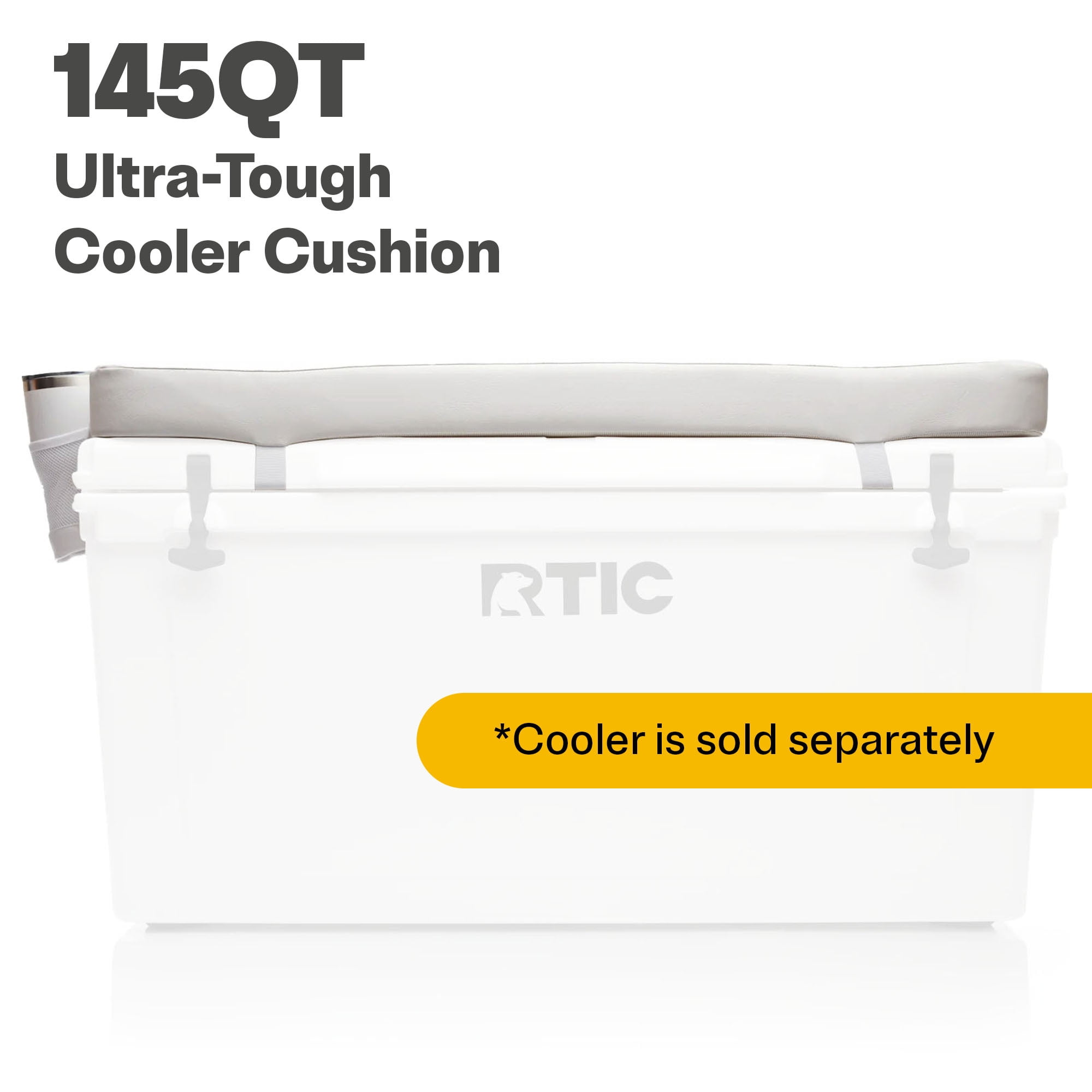 145 QT White Vinyl Ultra-Tough Cooler Cushion