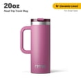thumbnail image 1 of RTIC 20 oz Ceramic Lined Insulated Road Trip Travel Mug, Leak-Resistant Lid, Orchid, 1 of 7