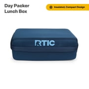 RTIC Day Packer Lunch Box, Insulated Lunch Container, Zipper Closure, Waterproof Fabric Navy & Denim