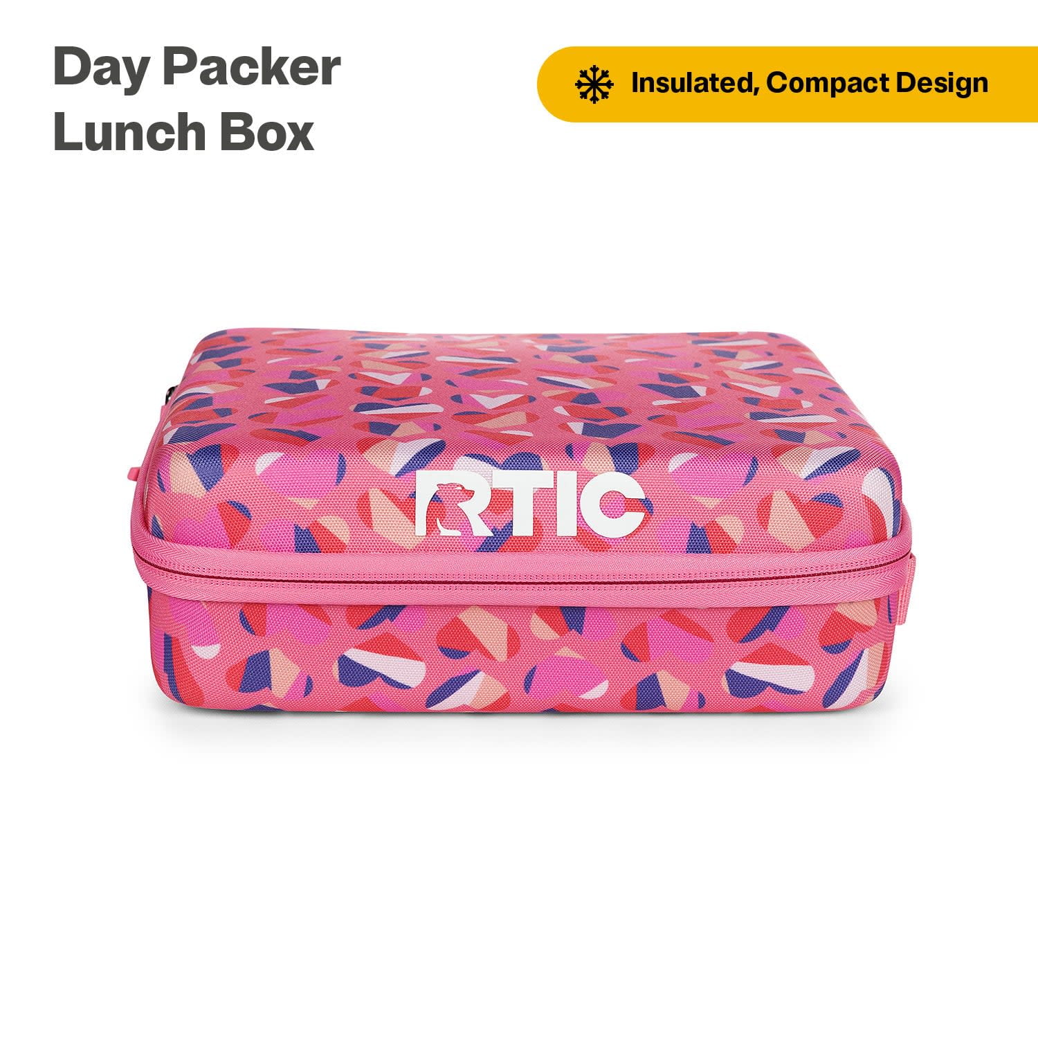 RTIC Day Packer Lunch Box, Insulated Lunch Container, Zipper Closure ...