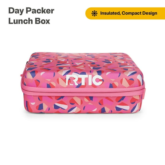 RTIC Day Packer Lunch Box, Insulated Lunch Container, Zipper Closure, Waterproof Fabric Sweet Hearts