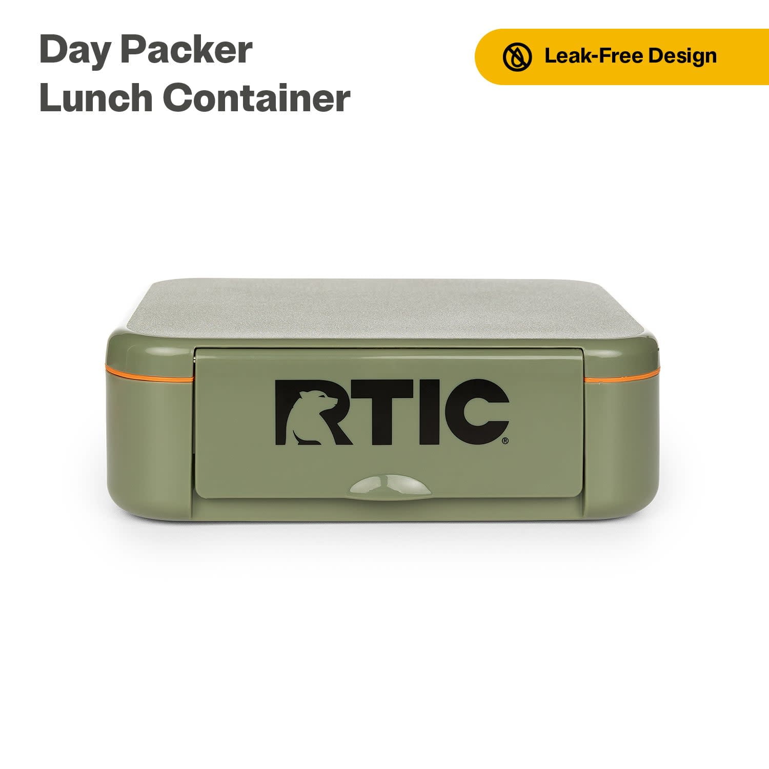 RTIC Day Packer Lunch Container, Leak-Proof, Microwave-Safe Bento
