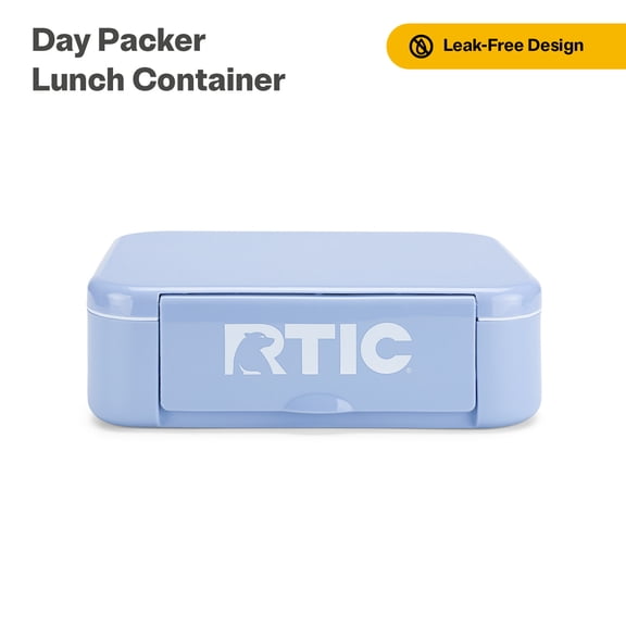RTIC Day Packer Lunch Container, Leak-Proof, Microwave-Safe Bento Container, Periwinkle