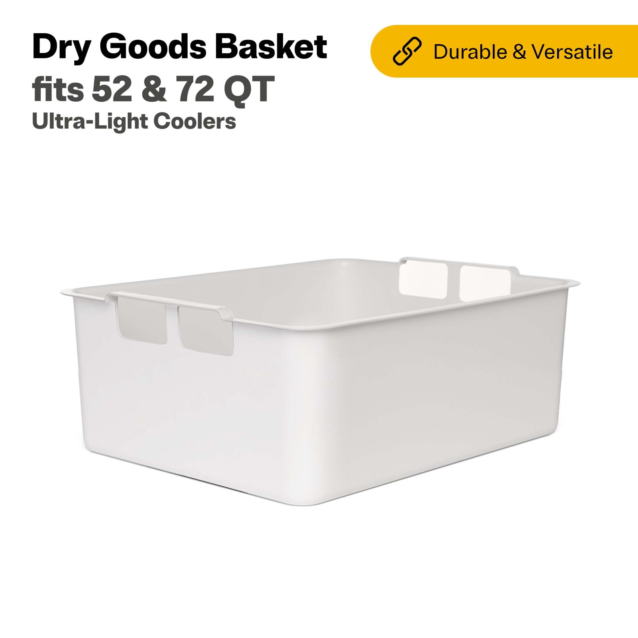 RTIC Dry Goods Basket, for 52/72 QT Ultra-Light Cooler, White