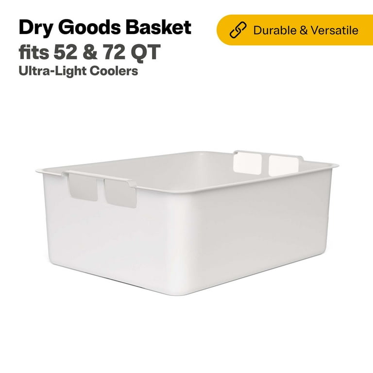 RTIC Dry Goods Basket, for 52/72 QT Ultra-Light Cooler, White