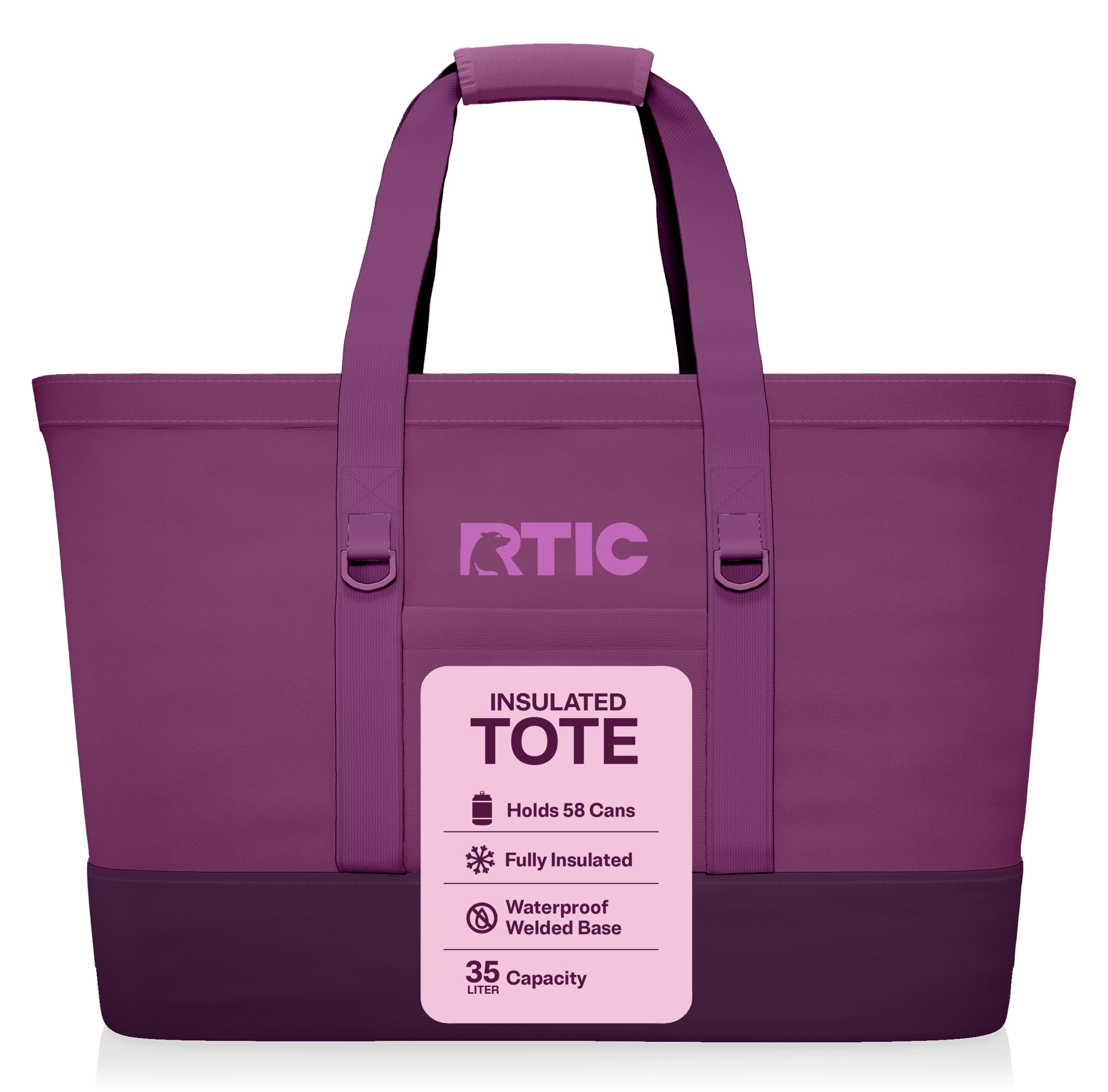 RTIC 58-Can, 35 Ltr, Insulated Tote Bag, Cooler Bag with Leak-Free
