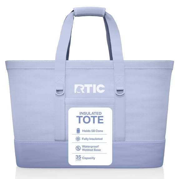 RTIC 58-Can, 35 Ltr, Insulated Tote Bag, Cooler Bag with Leak-Free Interior, Periwinkle