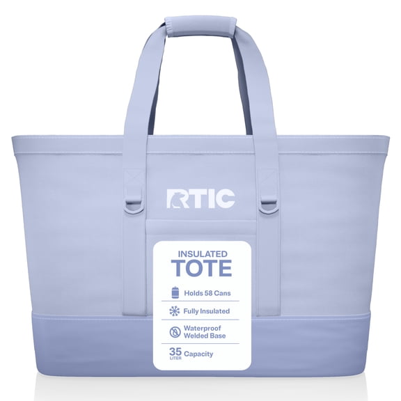 RTIC 58-Can, 35 Ltr, Insulated Tote Bag, Cooler Bag with Leak-Free Interior, Periwinkle
