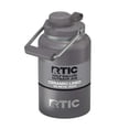 thumbnail image 1 of RTIC Half Gallon Ceramic Lined Insulated Outback Water Bottle Jug, Leak Proof, Graphite, 1 of 8