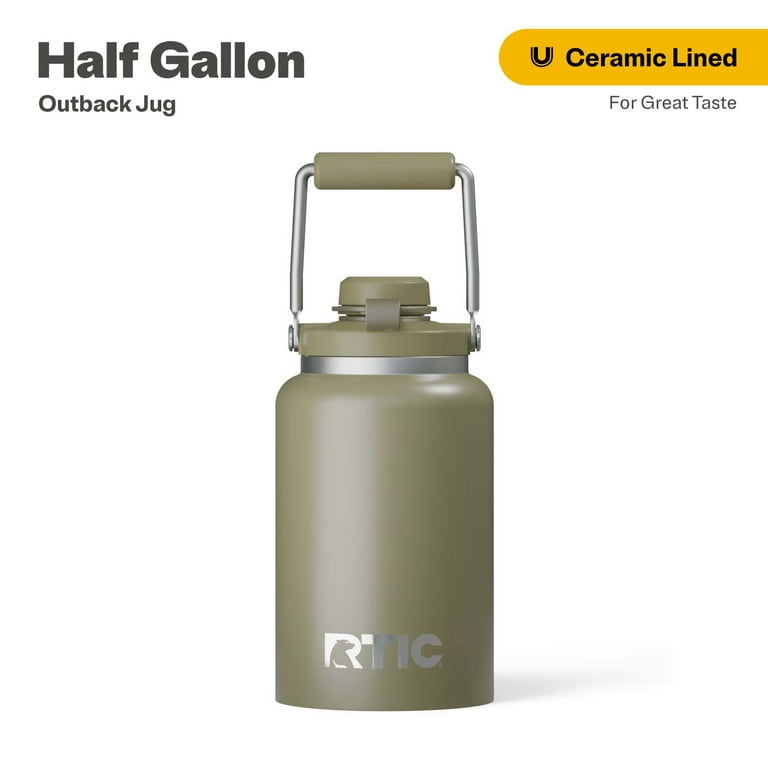 Review Rtic Gallon Water Bottle RTIC Half Gallon Ceramic Lined
