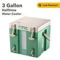 thumbnail image 1 of RTIC Halftime Water Cooler, 3 Gallon Hard-Sided Water Cooler, Sage/Beach, 1 of 9