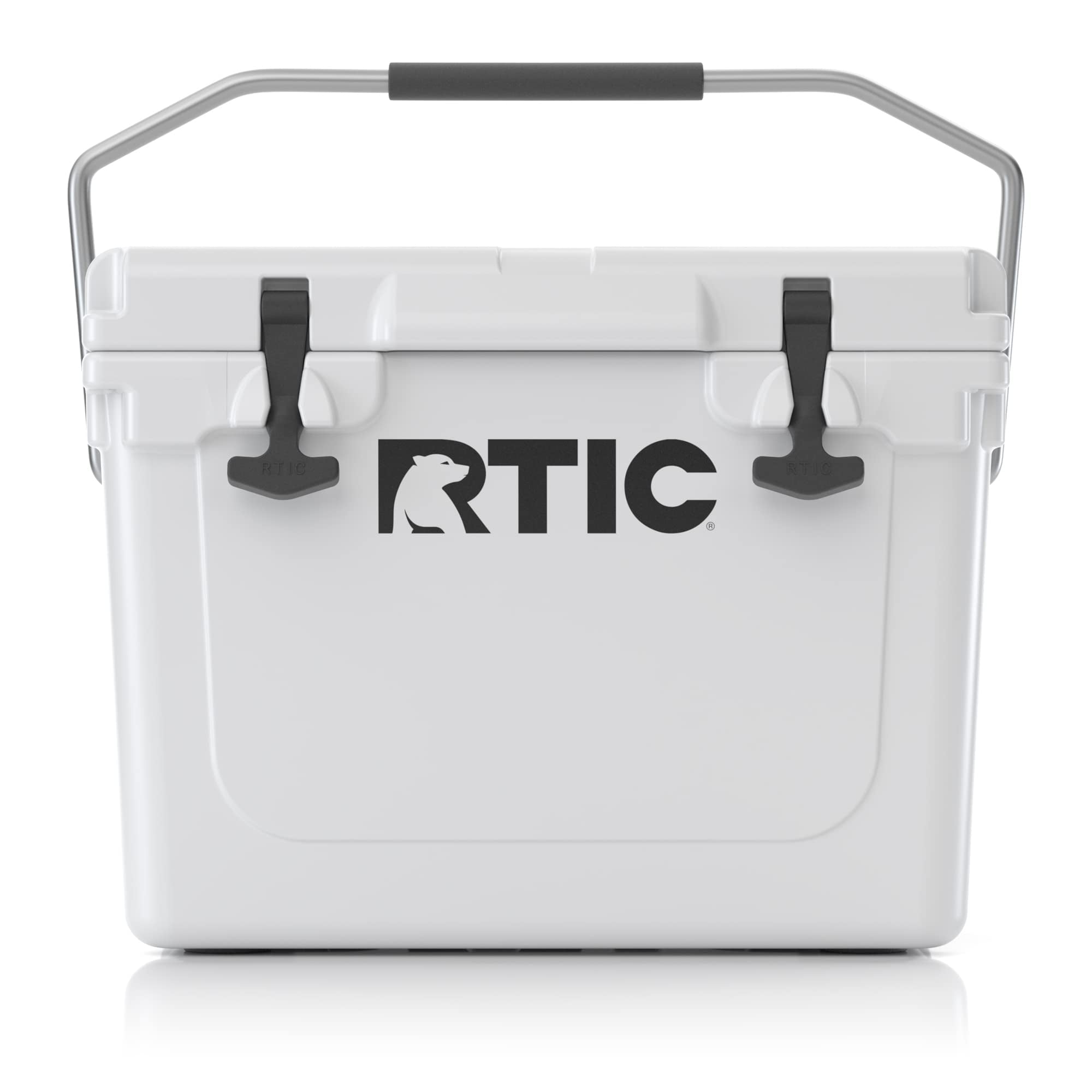 RTIC Hard Cooler 45 qt, Ice Chest with Heavy Duty Rubber Latches, 3 Inch  Insulated Walls Keeping Ice Cold for Days, Great for The Beach, Boat,  Fishing, Barbecue or Camping, White 