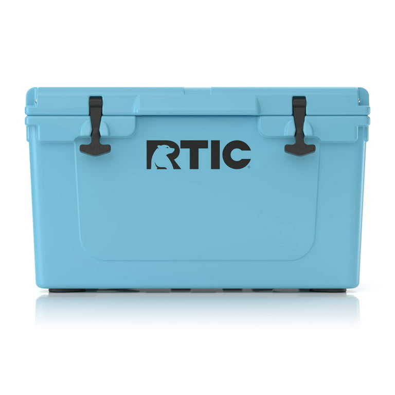  RTIC Hard Cooler, 45 qt, Tan, Ice Chest with Heavy Duty Rubber  Latches, 3 Inch Insulated Walls : Sports & Outdoors