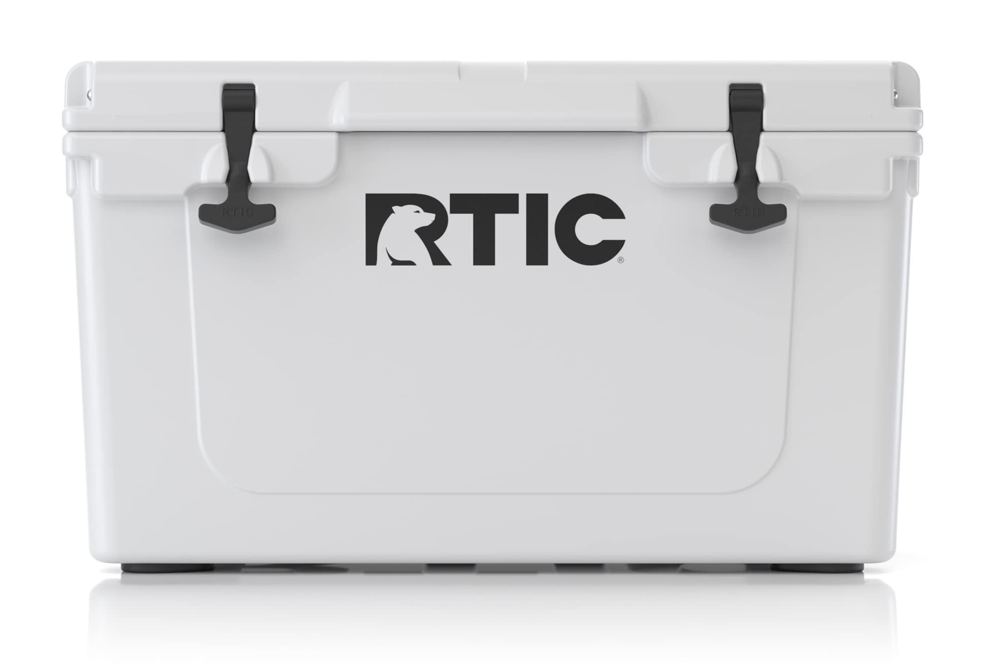 RTIC 145 qt Hard Sided Cooler, Olive, Heavy Duty Rope Handles, T-Latch Closure