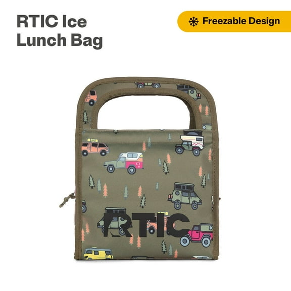 RTIC Ice Lunch Bag, Freezable Insulated Lunch Bag, Happy Camper