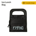 thumbnail interactive-video image 1 of RTIC Ice Lunch Bag, Soft-Sided, Insulated Lunch Bag, Freezable, Collapsible, Black, 1 of 9