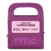 RTIC Insulated Lunch Bag, Soft-Sided Freezable & Collapsible Cooler, Berry Jam