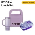 thumbnail image 1 of RTIC Ice Lunch Set, Lunch Bag, Container and Little Road Trip Tumbler, Leak Proof, Lavender, 1 of 8