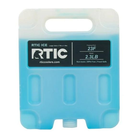 RTIC Ice Pack Refreezable and Reusable Cooler Ice Pack with Break-Resistant Design, Large (2 Pack)