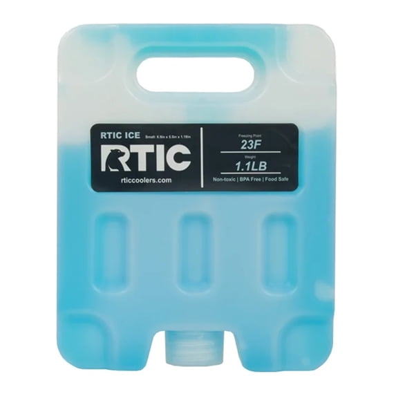 RTIC Refreezable and Reusable Cooler Ice Pack with Break-Resistant Design, Small (2 Pack)