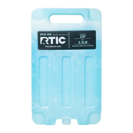 RTIC Ice Pack Refreezable and Reusable Cooler Ice Pack with Break-Resistant Design, X-Large (2 Pack)