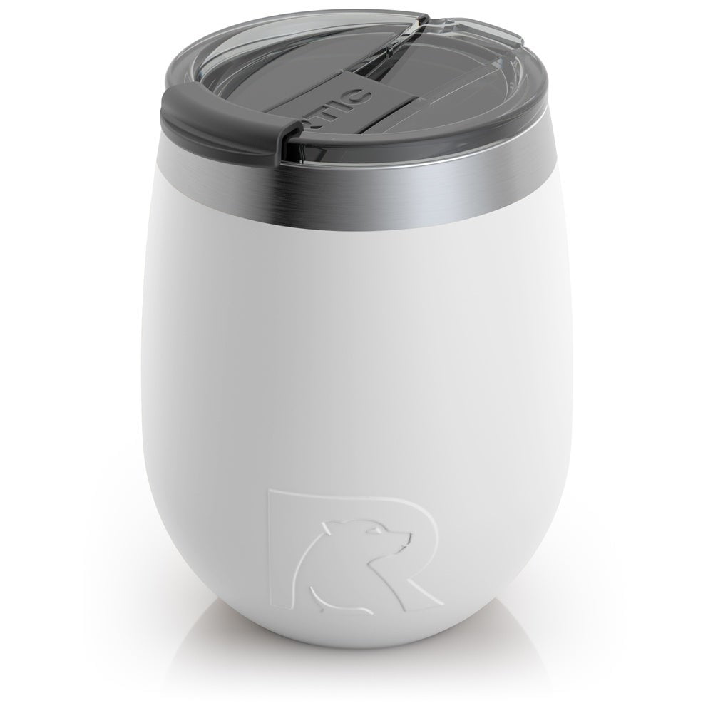 RTIC Insulated Wine Tumbler with Lid, Stainless Steel Metal