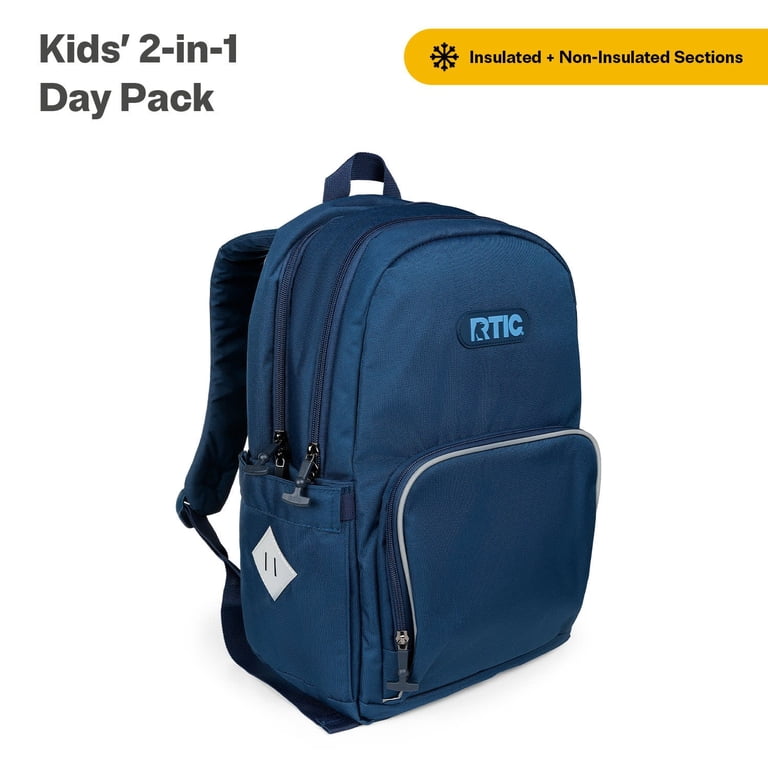 RTIC Kids' 2-in-1 Day Pack, Hybrid Backpack, Insulated Cooler