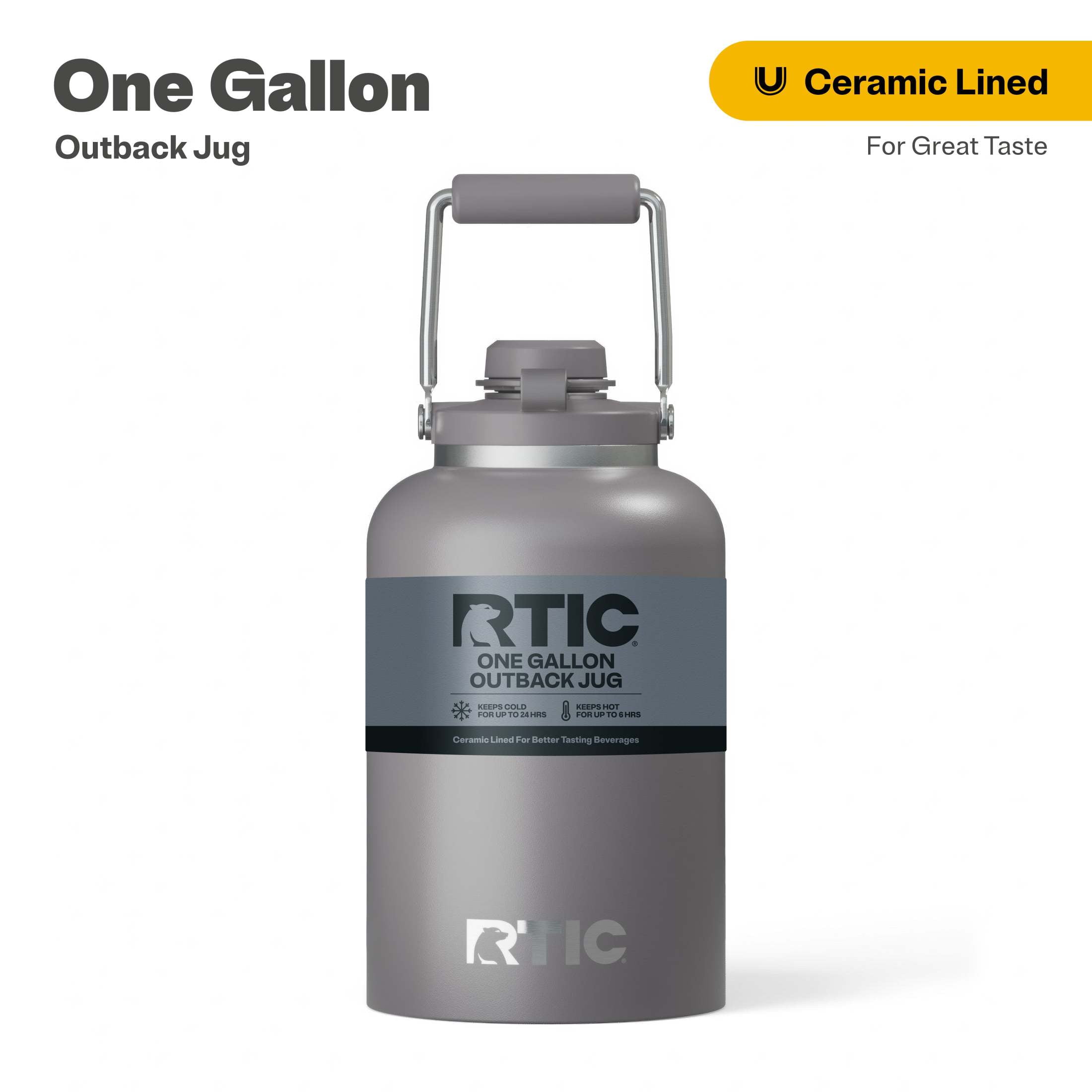 Amazon.com: RTIC 1 Gallon Outback Jug, Stainless Steel