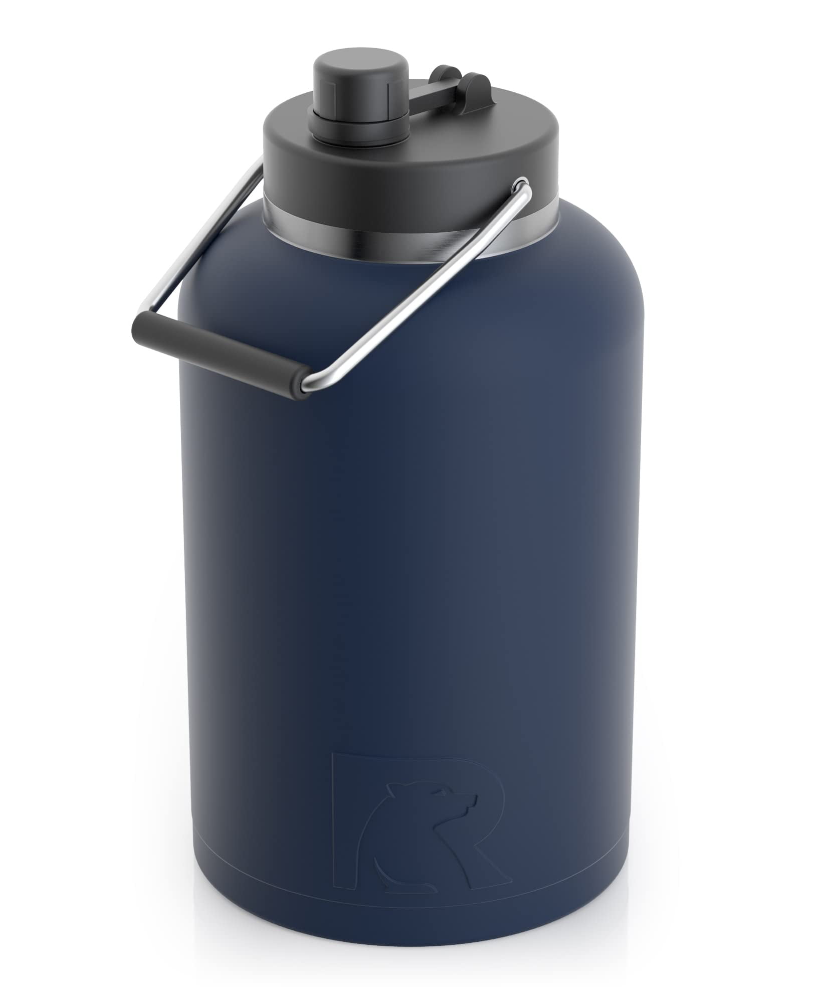 RTIC One Gallon Jug, Durable Stainless Steel Insulated Jug with Built