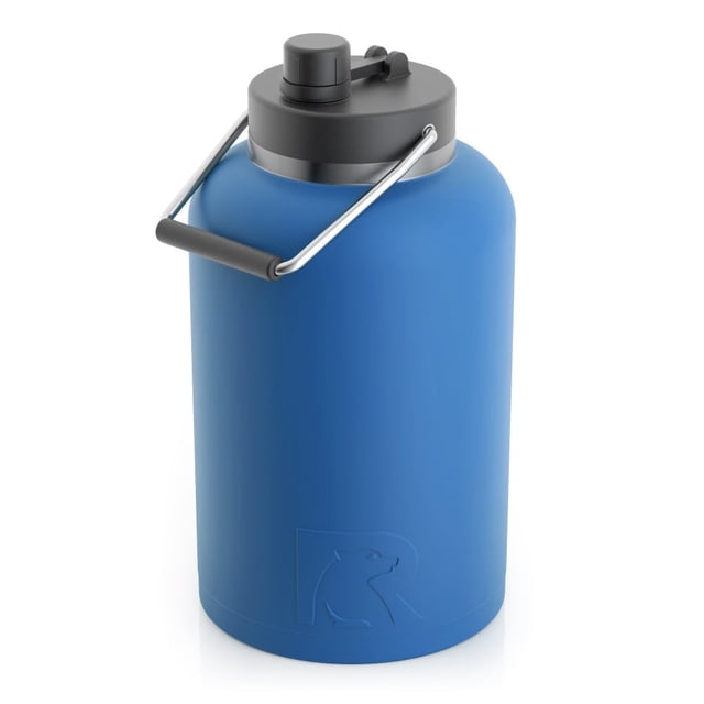 Peacock INC-100 SL Keeper Jug, 3.2 Gallon Wide Mouth Insulated Dispenser – Silver