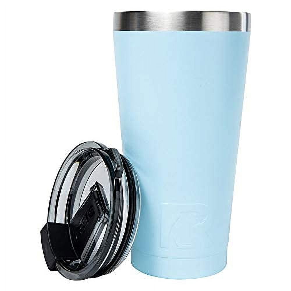 RTIC Pint 16 oz Insulated Tumbler Stainless Steel Metal Coffee, Frozen  Cocktail, Drink, Tea Travel Cup with Lid, Spill Proof, Hot and Cold,  Portable Thermal Mug for Car, Camping, RTIC Ice 