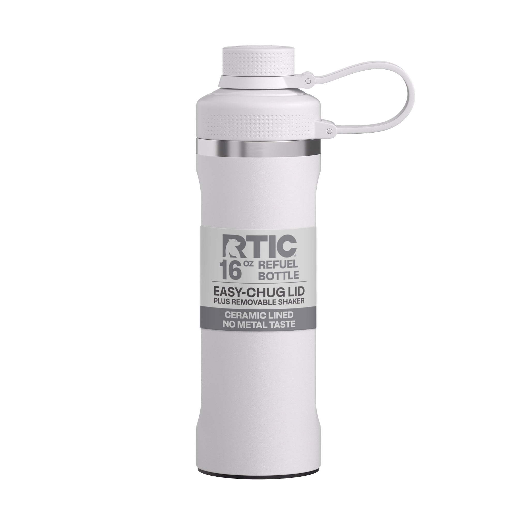 Firwork Grey RTIC Refuel 16 oz Insulated Ceramic Lined Water Bottle, Cool Grey ...
