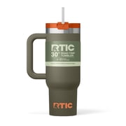 RTIC Road Trip 30 oz Leak-Resistant Straw Lid Ceramic Lined Tumbler, Trailblazer